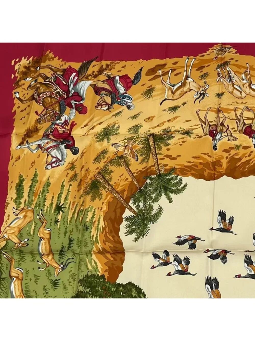 Hermes Scarf Silk Carre 90 Africa - Picture 2 of 8